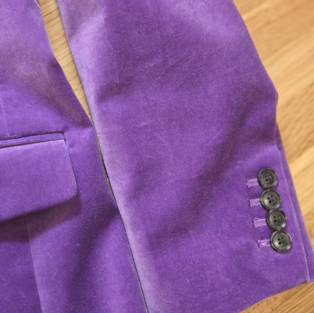 J. Crew Willa Velvet Blazer - Picture 2 of 5